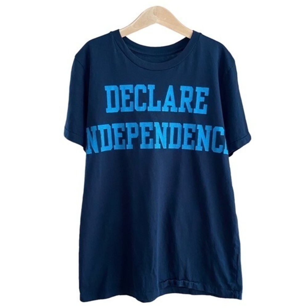 Peek Kids Blue Declare Independence Graphic Tee T-shirt 10